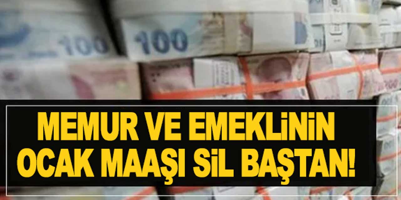 Yeni anketle tüm hesaplar sil baştan! Memur ve memur emeklisinin ocak maaşı ne kadar olacak?