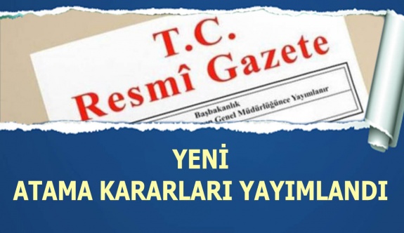 MEB, Dışişleri, DSİ, 127 general ve amirale ait 22 Ağustos 2019 tarihli atama ve görevden alma kararları