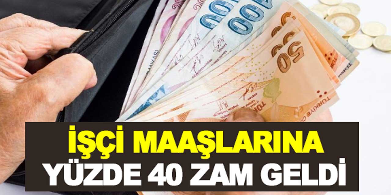 Kasım ayında büyük müjde ! Maaşlara yüzde 40 zam geldi!