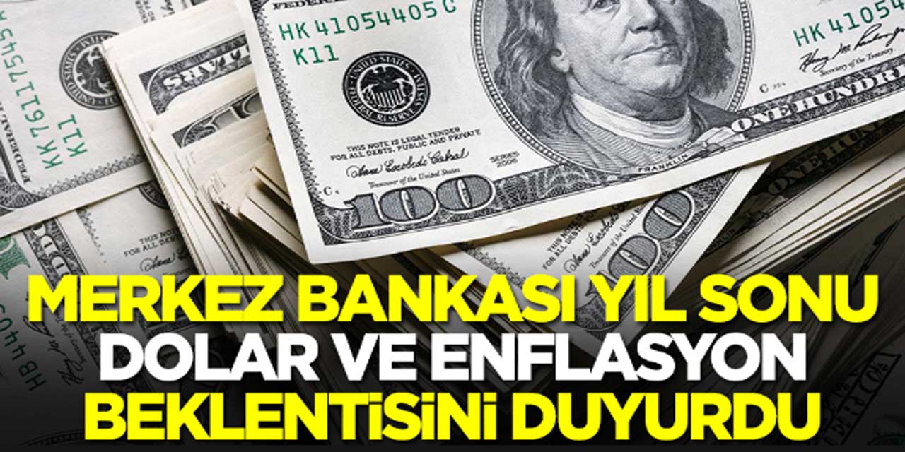 Merkez Bankası açıkladı: İşte yıl sonu faiz, enflasyon ve dolar beklentileri!