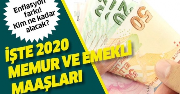 Memur ve emeklinin Ocak zam hesabı: İşte zamlı öğretmen, imam, hemşire, polis 2020 maaşları