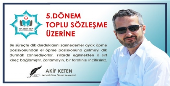 MAARİF-SEN'den Toplu Sözleşme Değerlendirmesi