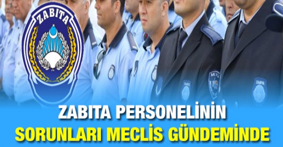 Zabıta personelinin özlük haklarına yönelik 10 soruluk önerge TBMM'de