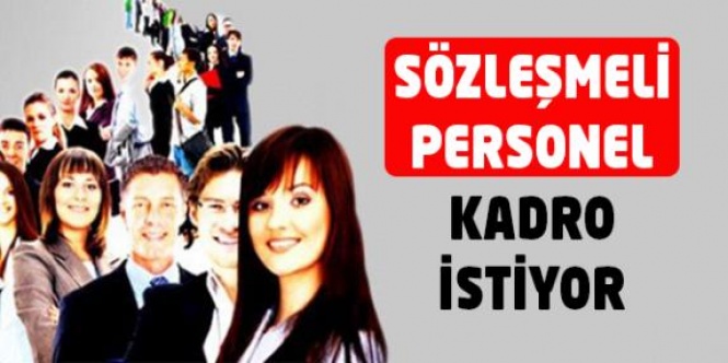 4/B - Sözleşmeli Personele Kadro Verilsin! İmza Kampanyası