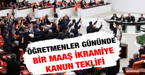 Öğretmenlere 24 Kasımda bir maaş ikramiye kanun teklifi TBMM'de komisyona geldi! İşte teklif