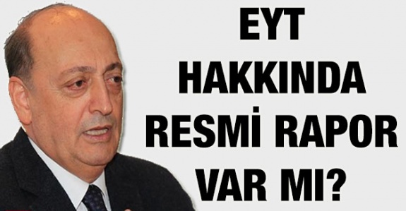 Prof. Dr. Vedat Bilgin EYT hakkında rapor hazırladı mı?