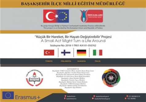 Başakşehir İlçe Milli Eğitim Müdürlüğü'nden ‘Küçük Bir Hareket Bir Hayatı Değiştirebilir' projesi