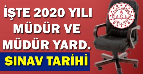 Öğretmenlere müdür ve müdür yardımcılığı sınavı yapılacak! İşte 2020 EKYS sınav ve başvuru tarihi