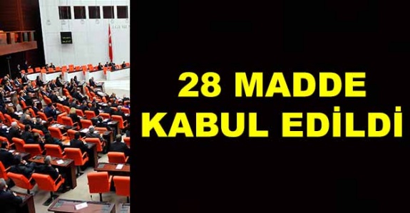 Emniyet ve İçişleri Personelini İlgilendiren Teklifin 28 Maddesi Kabul Edildi