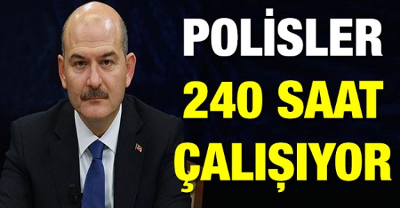 Polislerin çalışma saatleri Bakan Soylu'ya soruldu