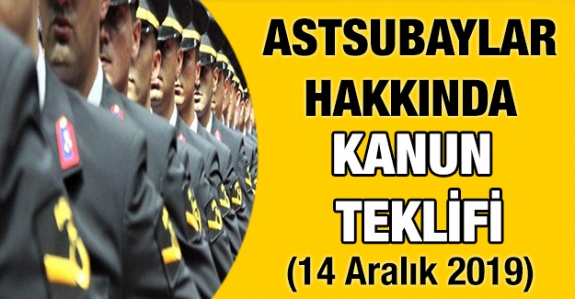 Astsubaylar hakkında 2 kanun teklifi TBMM'de