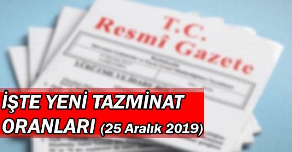 Uzman erbaş ve memur tazminatlarındaki artış Resmi Gazete'de yayımlandı