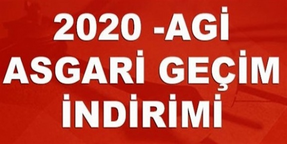 AGİ ücret tablosu 2020 yılı asgari geçim indirimi evli bekar çocuklu ne kadar?