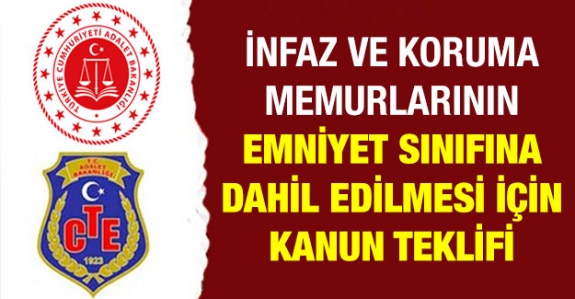 Ceza infaz ve koruma memurlarına emniyet hizmetleri sınıfı kanun teklifi (Aralık 2019)