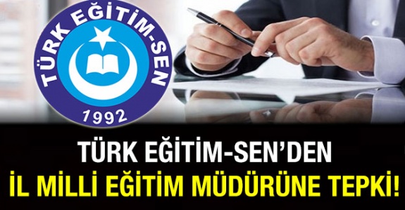 Türk Eğitim Sen'den Kahramanmaraş Milli Eğitim Müdürüne Tepki! Paraşütle İn, Müdür Ol!