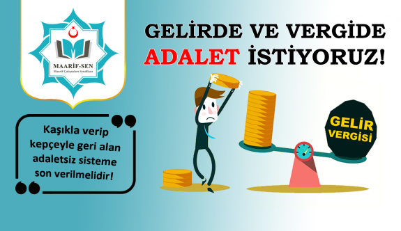 Vergi Adaleti İstiyoruz!