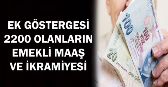 Ek Göstergesi 2200 Olan Memurların Emekli Aylık ve İkramiyeleri Ne Kadar? (2020 ilk altı ayında)