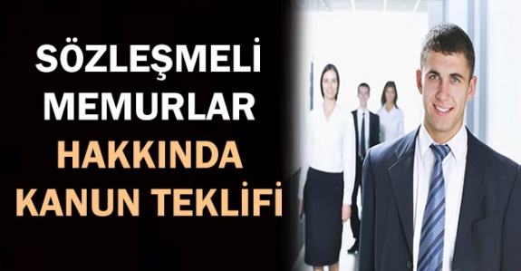 Sözleşmeli personel ile kadrolu memurların eşitlenmesi hakkında kanun teklifi