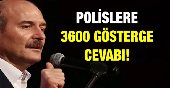 Bakan Soylu Polislere 3600 Ek Gösterge Soru Önergesine Cevap Verdi