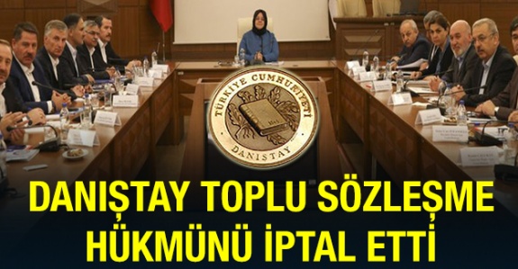 Danıştay, Toplu Sözleşmedeki Dayanışma Aidatını İptal Etti