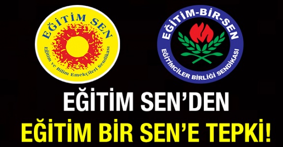 Eğitim Sen'den Eğitim Bir Sen'e Estetik Tepkisi!