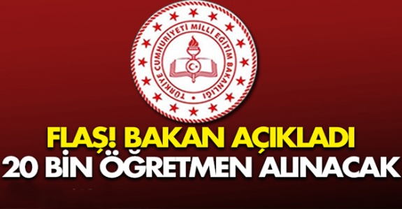 Bakan Selçuk'tan 20 bin ek öğretmen atama müjdesi