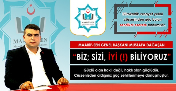 Biz; Sizi, İyi (!) Biliyoruz!