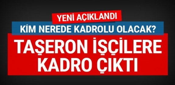 Cumhurbaşkanı açıkladı! 4/C'liler, 4/B'li olacak! Taşeronlar kadrolu işçi olarak çalışacak