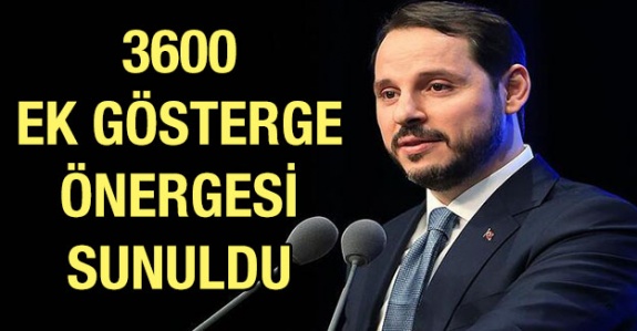 3600 ek gösterge hakkında Maliye Bakanına önerge sunuldu