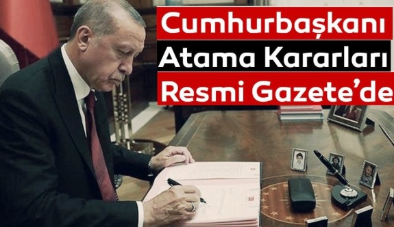 4 Mart 2020 tarihli Cumhurbaşkanı atama kararları! 12 ile yeni müdür ve 1 rektör ataması