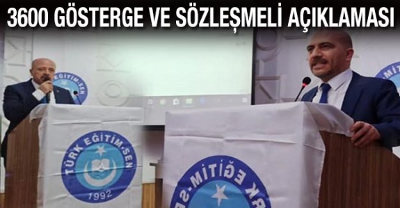 3600 ek gösterge ve sözleşmeli açıklaması