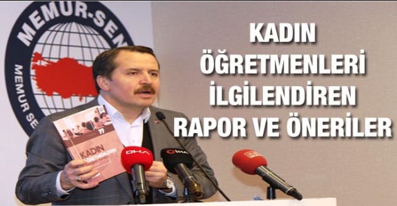 Kadın öğretmenleri ilgilendiren rapor ve öneriler