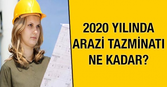 Arazi tazminatı 2020 yılında ne kadar?