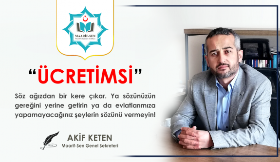 Ücretli Öğretmenlik ve Ücretimsi Maaş