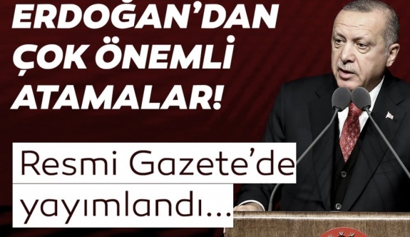 Cumhurbaşkanı'ndan 4 Bakanlıkta önemli atama kararları! Genel Müdür Yardımcısı ve 7 ile yeni müdürü ataması yapıldı