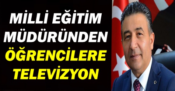 Bingöl İl Milli Eğitim Müdüründen iki kardeşe televizyon hediyesi