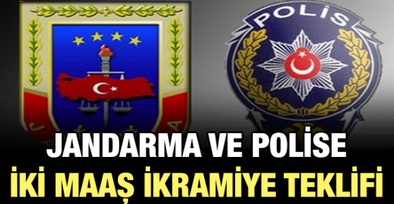 Emniyet ve Jandarma personeline iki maaş ikramiye verilmesi hakkında kanun teklifi (14 Nisan 2020)