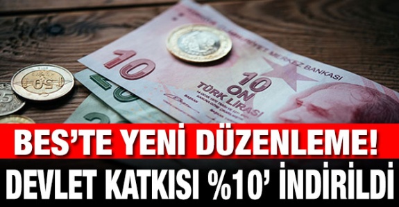 BES'te Devlet katkısı yüzde 10'a indirildi (14 Nisan 2020)