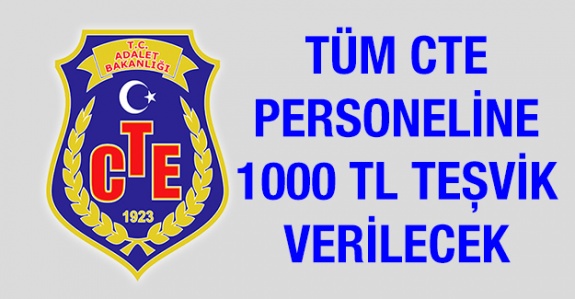 CTE Personeline 1000 TL korona teşviki verilecek