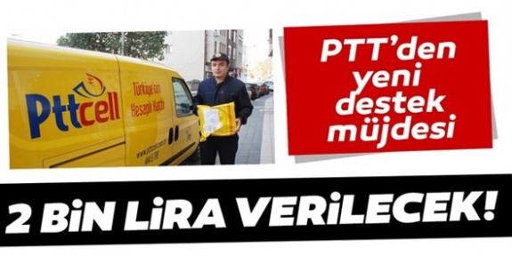 PTT personeline corona virüs ikramiyesi! 2 bin TL ödenecek