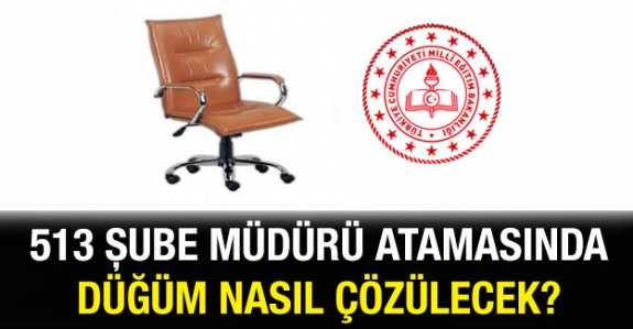 MEB 513 şube müdürü atamasında düğüm nasıl çözülecek? İşte cevabı!