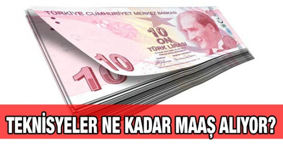 Kamuda teknisyen maaşları 2020 yılında ne kadar?