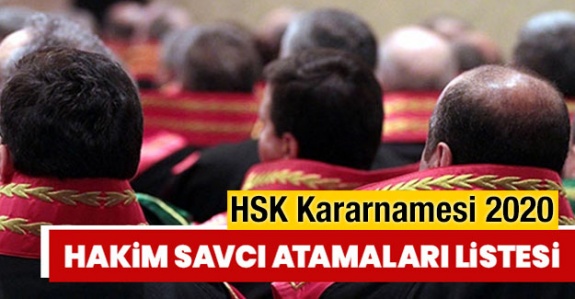 HSK yaz kararnamesi yayımlandı! İşte 1379 hakim ve savcı isim ve yeni görev yeri listesi