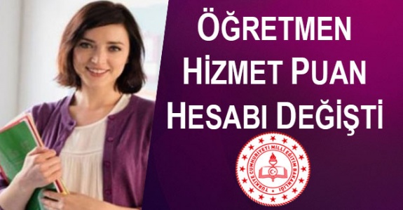 Öğretmenlerin Hizmet Puan Hesabındaki Değişiklik Resmi Gazetede!