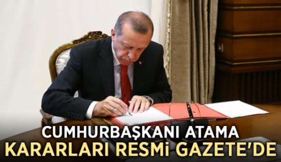 1 Temmuz 2020 tarihli atama kararı yayımlandı