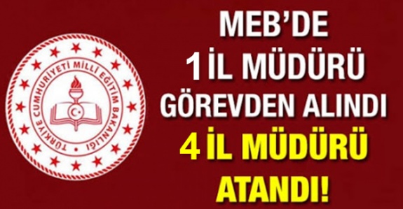 MEB'den 4 ile yeni müdür ataması! 1 müdür görevden alındı