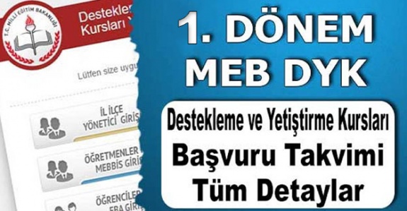 2020-2021 DYK iş takvimine dair MEB'den 4 maddelik resmi yazı