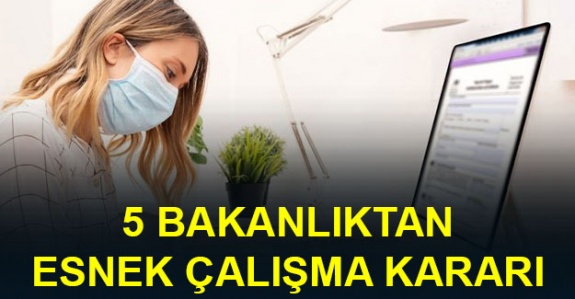 Esnek çalışma hakkında 5 bakanlıktan sınırlama kararı