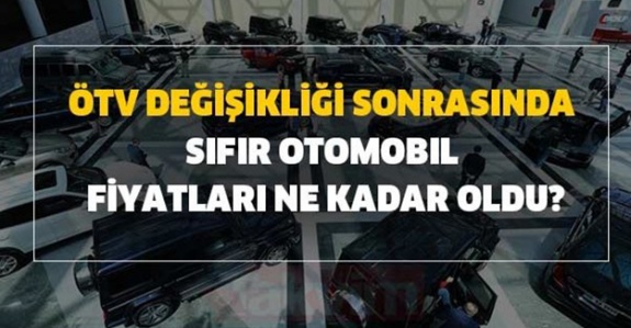 ÖTV zammı sonrası sıfır otomobil fiyatları ne kadar oldu? İşte Opel, Fiat, Pejo, BMW, Honda, Hyundai, Ford, Reno, Toyota, Volkswagen ve Audi yeni fiyatları