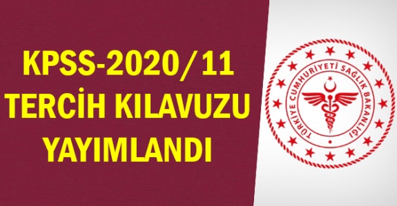 KPSS-2020/11 tercih klavuzu yayımlandı